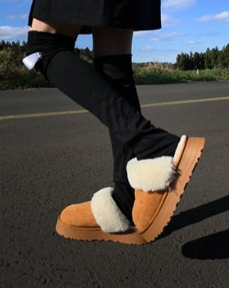PLATFORM UGG SLIPPER